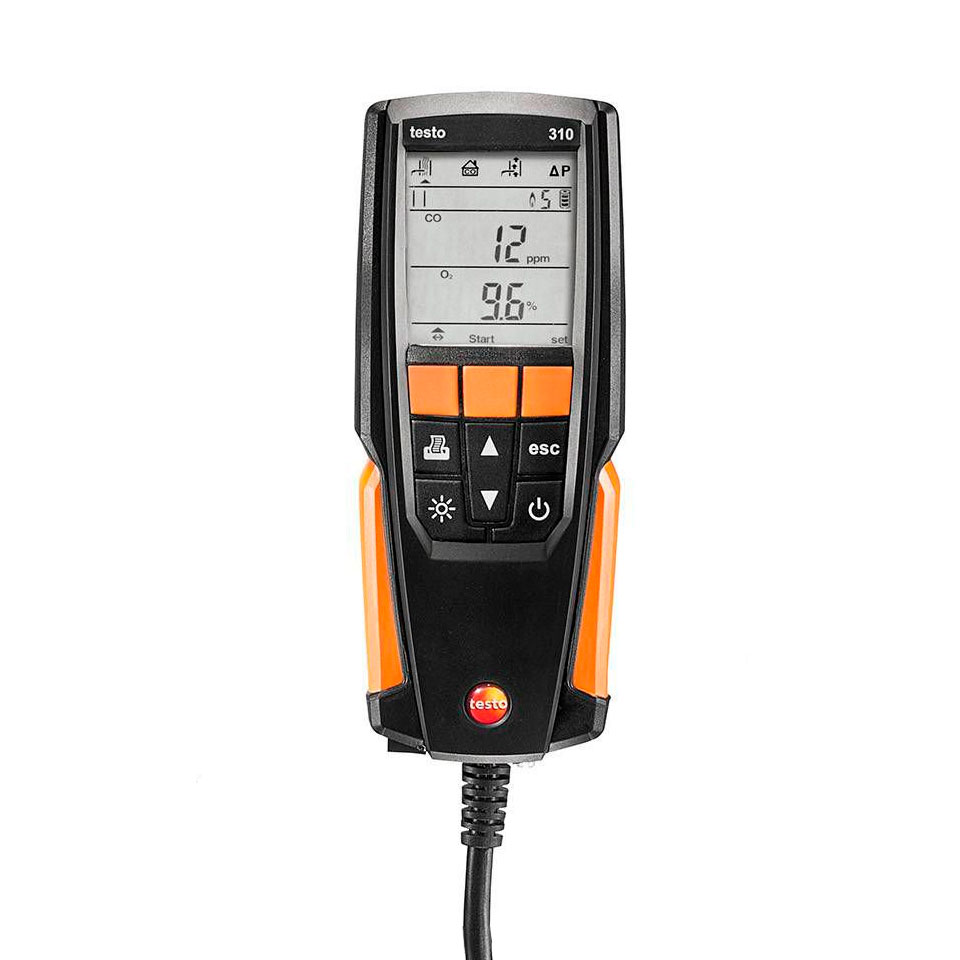 Анализатор дымовых газов Testo 310 с ИК-принтером: фотографии