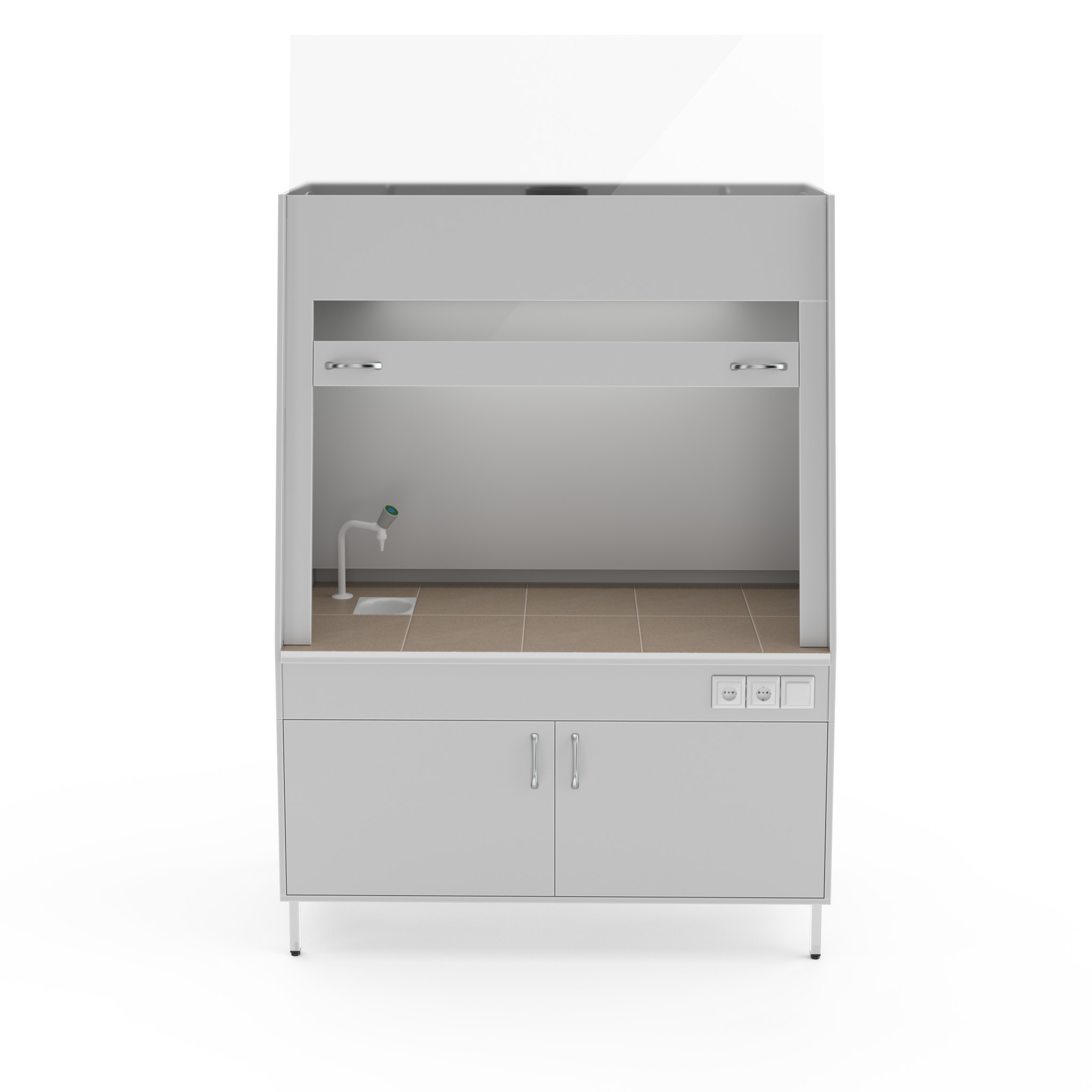 Вытяжной шкаф Теолаб ШВ-1500 КГ-С-В фото2