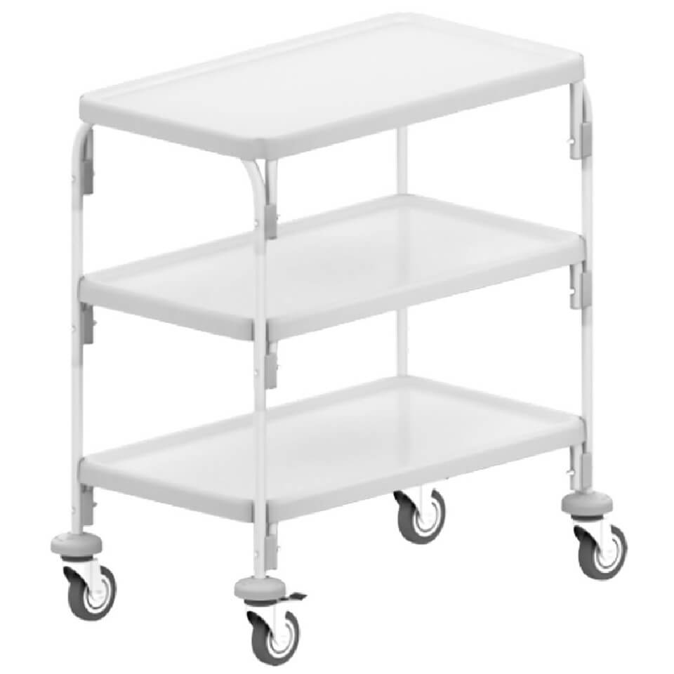 Внутрибольничная 3-х ярусная тележка ТБ-01-КРОНТ-3  фото1