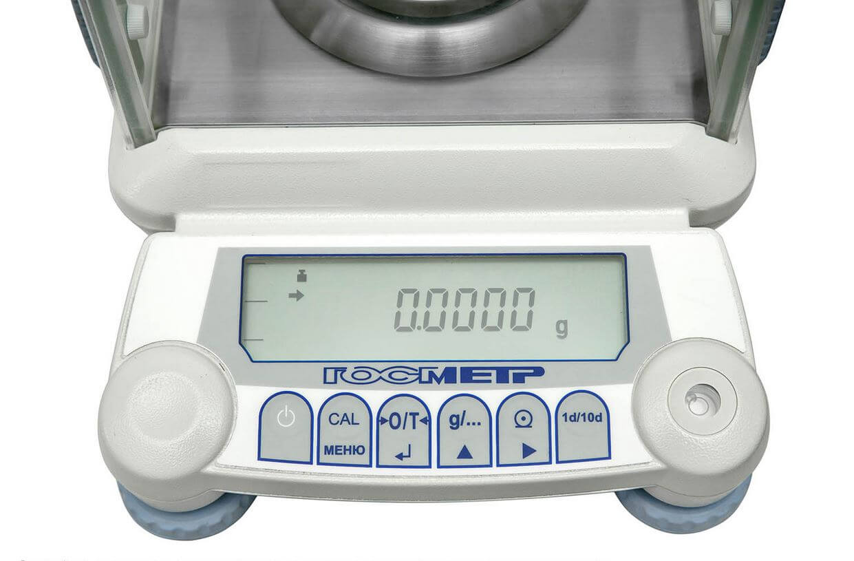 Весы аналитические Госметр ВЛ-120С (120 г, 0,0001 г, самокалибровка) фото2