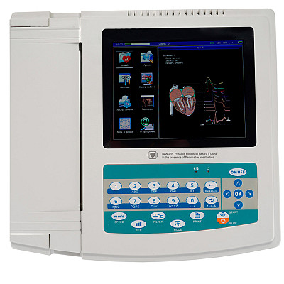 Двенадцатиканальный электрокардиограф Contec ECG1200G: фотографии