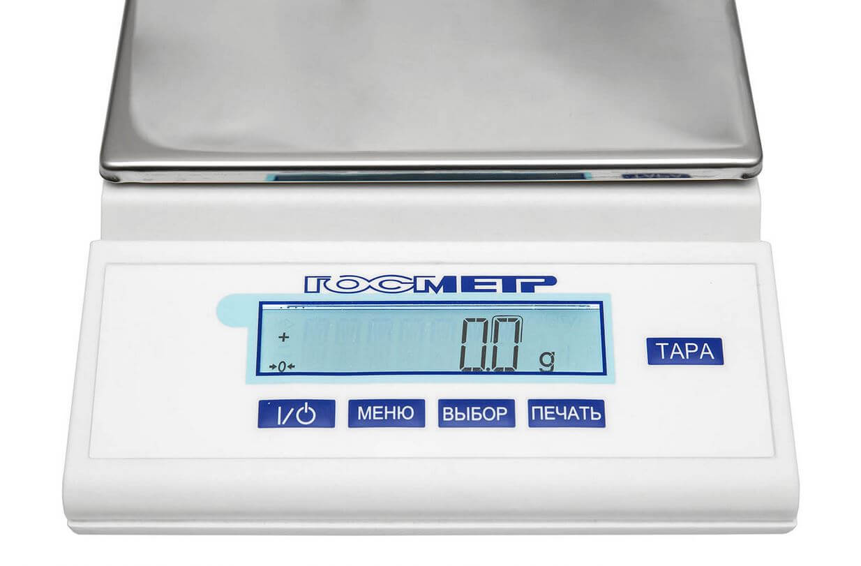 Весы лабораторные технические Госметр ВЛТЭ-3100Т (3100 г, 0,1 г, внешняя калибровка) фото2