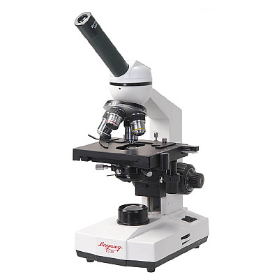 Биологический монокулярный микроскоп Микромед Р-1 LED: фотографии