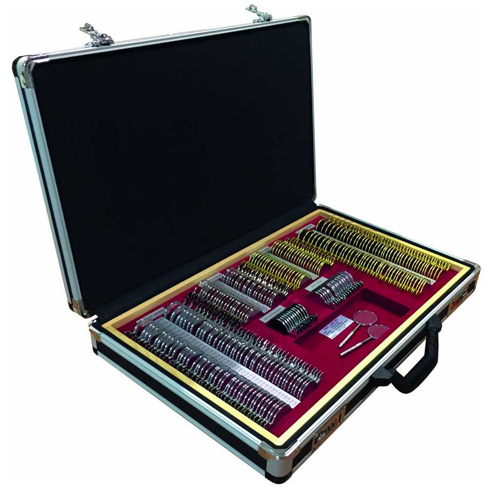 Набор пробных очковых линз с пробной оправой ALMAS MT-266: фотографии