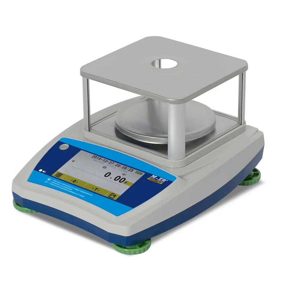 Весы лабораторные MERTECH M-ER 123 ACFJR-150.005 SENSOMATIC TFT (150 г, 0,005 г, внешняя калибровка): фотографии