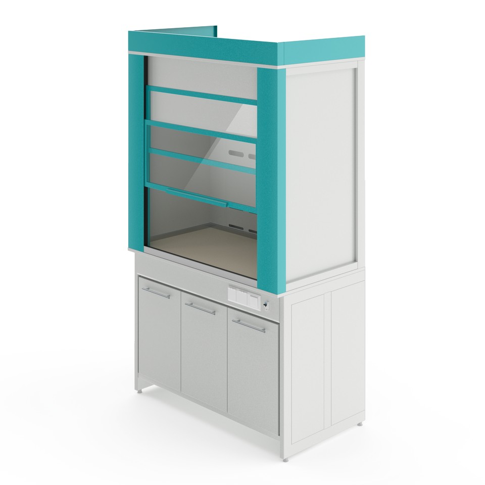 Металлический вытяжной шкаф Теолаб ШВМ-1200 МОН-Комфорт фото1