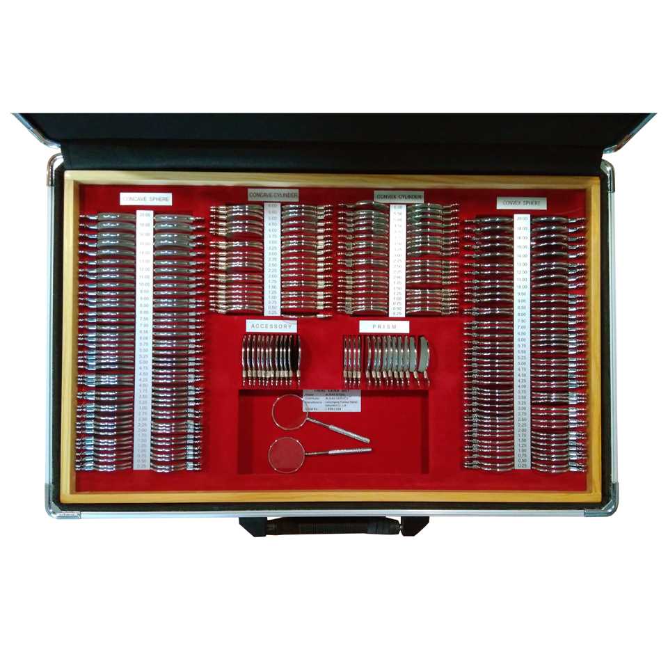 Набор пробных очковых линз с пробной оправой ALMAS MT-266 фото2