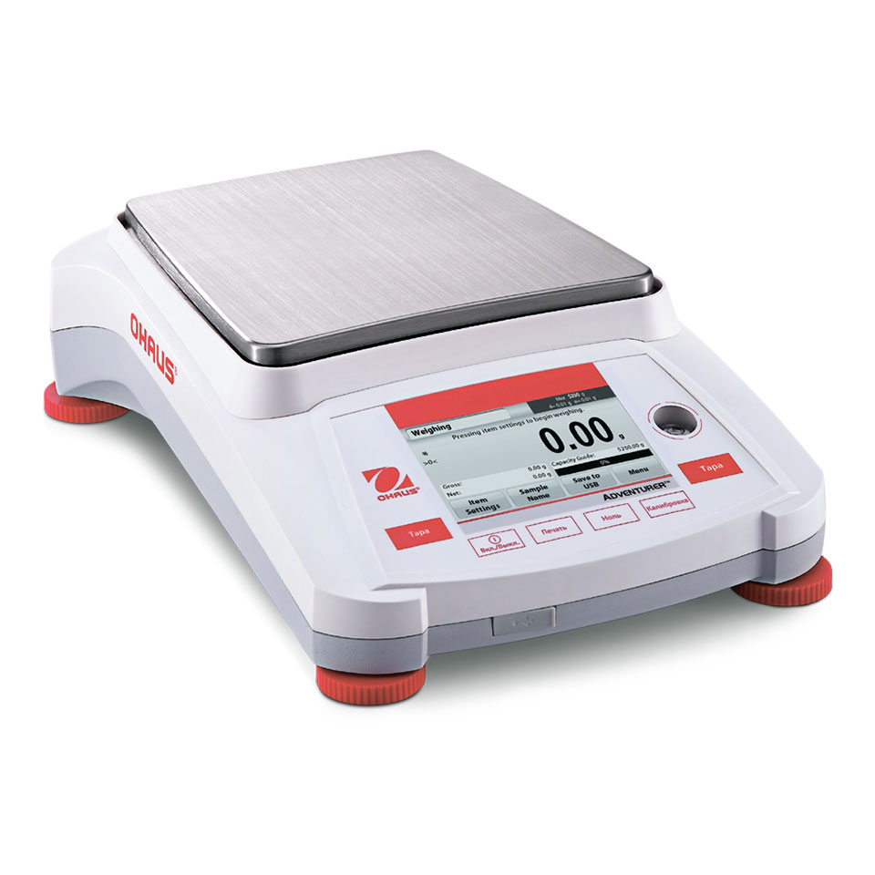 Весы прецизионные OHAUS Adventurer AX5202 (5200 г, 0,01 г, внутренняя калибровка): фотографии