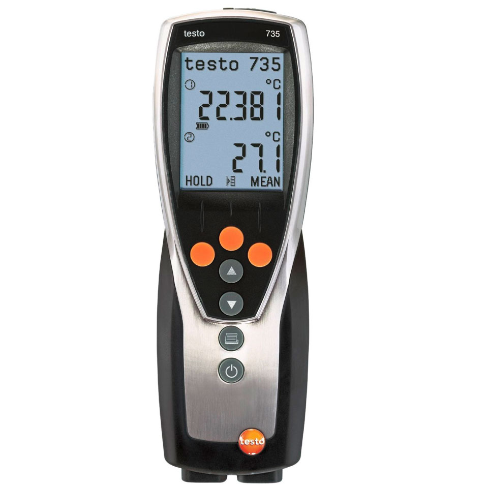 Трёхканальный термометр Testo 735 фото1