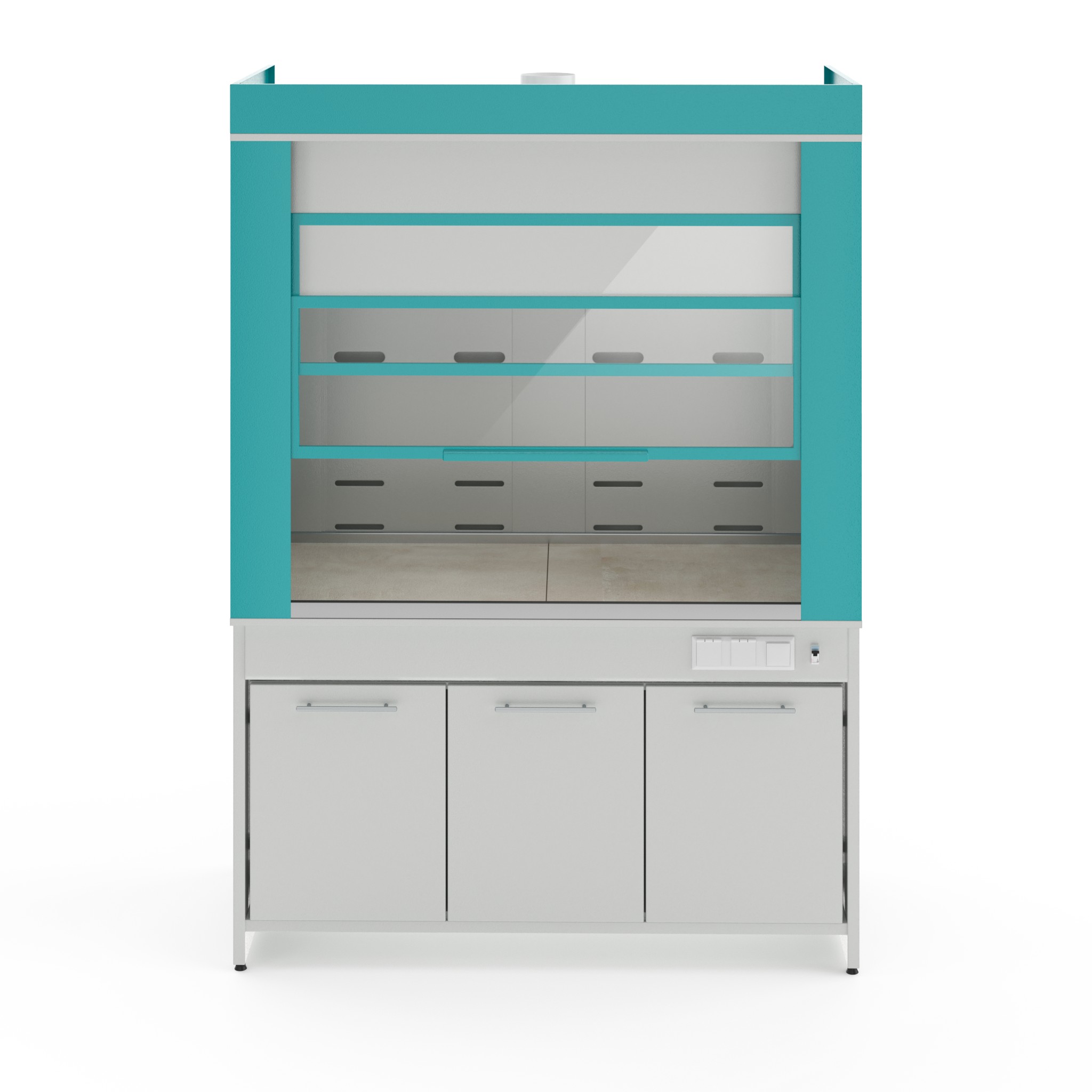 Металлический вытяжной шкаф Теолаб ШВМ-1500 МОН-Комфорт фото2