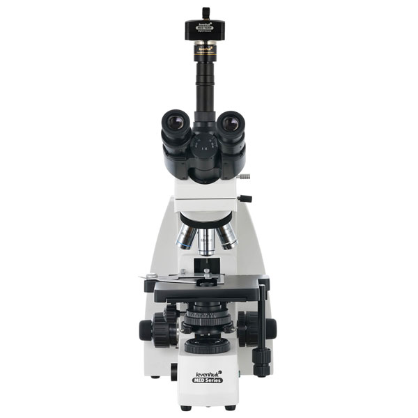 Медицинский цифровой тринокулярный микроскоп Levenhuk MED D40T фото2