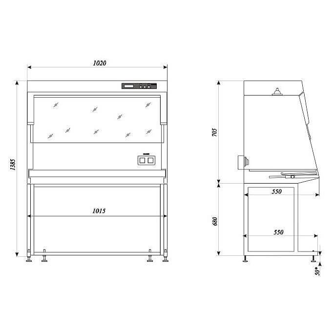 ПЦР-бокс LAMSYSTEMS БАВ-ПЦР-Ламинар-С фото2