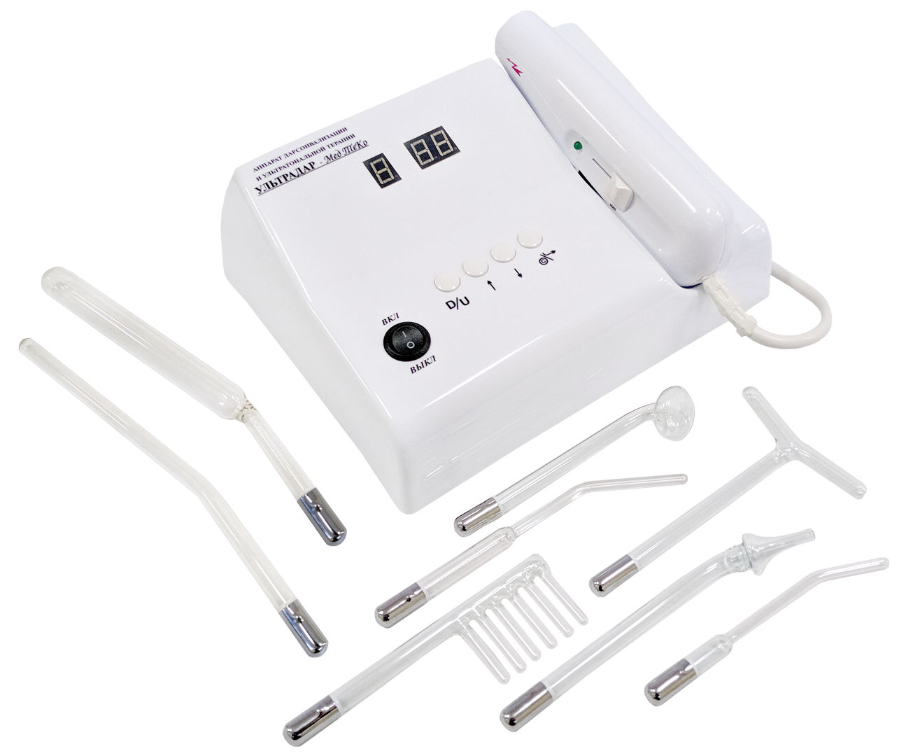 Аппарат дарсонвализации и ультратональной терапии Мед ТеКо Ультрадар фото2