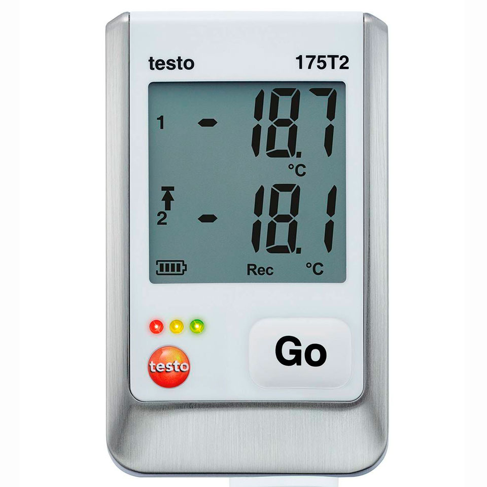 2-канальный логгер данных температуры Testo 175 T2 фото1