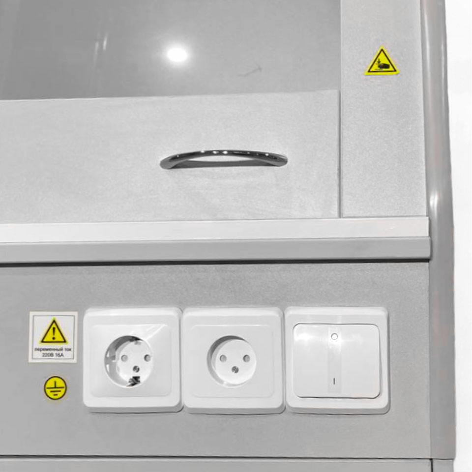 Двухрамный вытяжной шкаф Теолаб ШВд-1500 КГ-С фото3