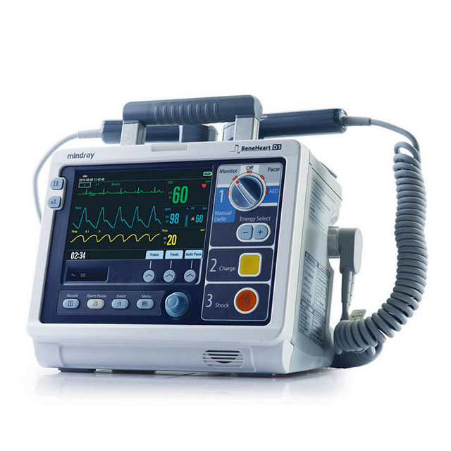 Дефибриллятор-монитор Mindray BeneHeart D3 с функцией электрокардиостимуляции фото1