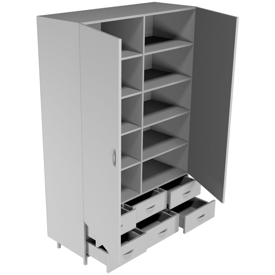 Большой шкаф для приборов НВ-1200 ШПр фото2