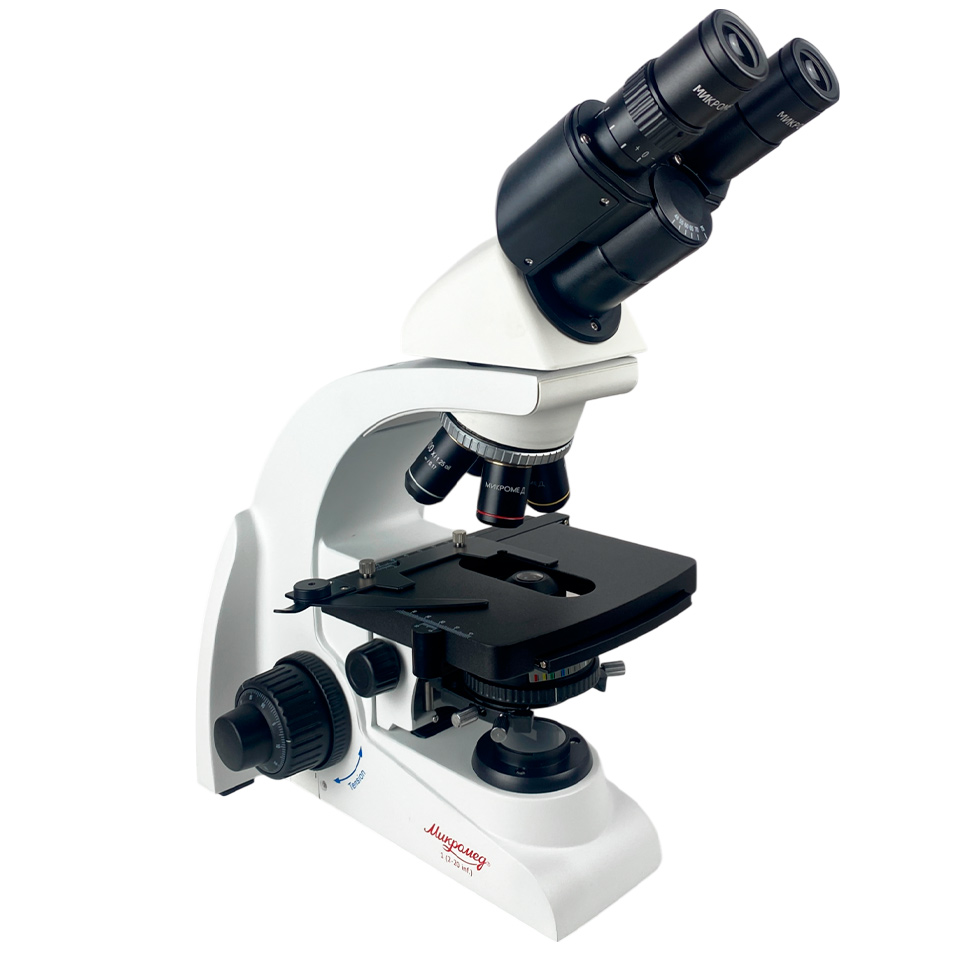 Медицинский бинокулярный микроскоп Микромед-1 вар. 2-20 inf фото3