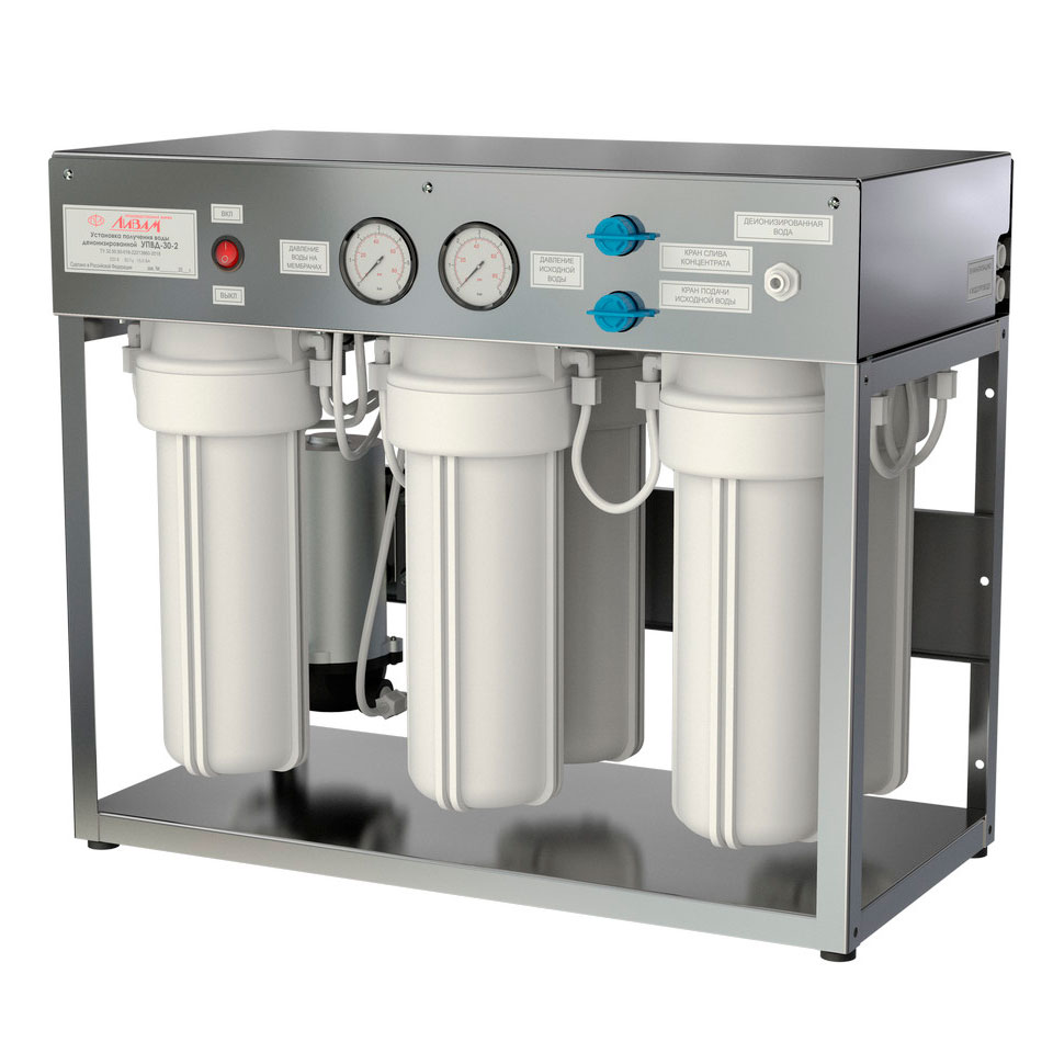 Установка получения деионизированной воды Ливам УПВД-30-2 фото1
