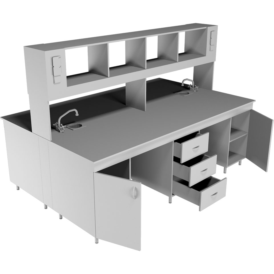 Химический лабораторный стол НВ-2400 ОХ фото2