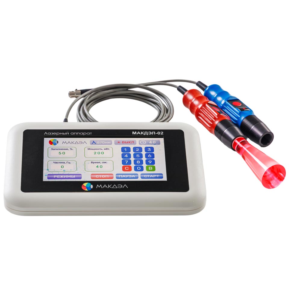 Лазерный многофункциональный физиотерапевтический аппарат МАКДЭЛ-02: фотографии